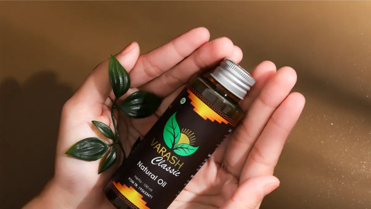 PRODUK UNGGULAN: Varash Classic Natural Oil dari 108 tanaman berkhasiat obat.