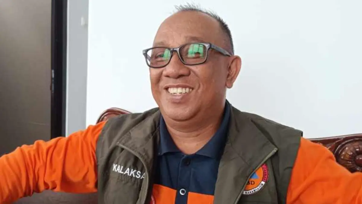SAMPAIKAN ALASAN ANGGARAN: Kepala BPBD Tabanan I Nyoman Srinadha Giri.&nbsp;&nbsp;(foto:Juliadi/Radar Bali)