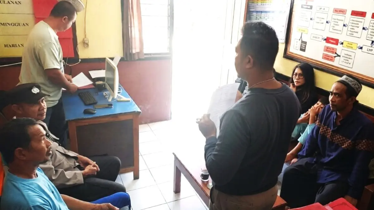 DIDAMAIKAN: : Restorative Justice (RJ) kasus penusukan yang terjadi di wilayah Desa Celukan Bawang, Kecamatan Gerokgak, Kabupaten Buleleng. (Foto: Polres Buleleng untuk Radar Bali)&nbsp;