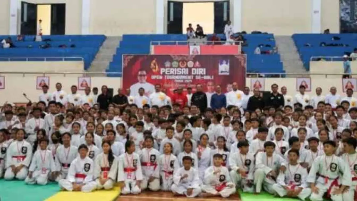 Ilustrasi turnamen silat Perisai Diri Open Tournament se-Bali di GOR Debes Utara, Tabanan 2024.(ist)