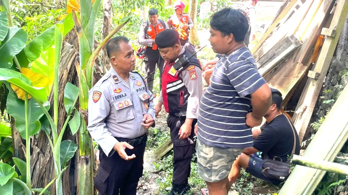 BELUM KETEMU : Upaya pencarian Wayan Saja belum membuahkan hasil. (Polres Gianyar)