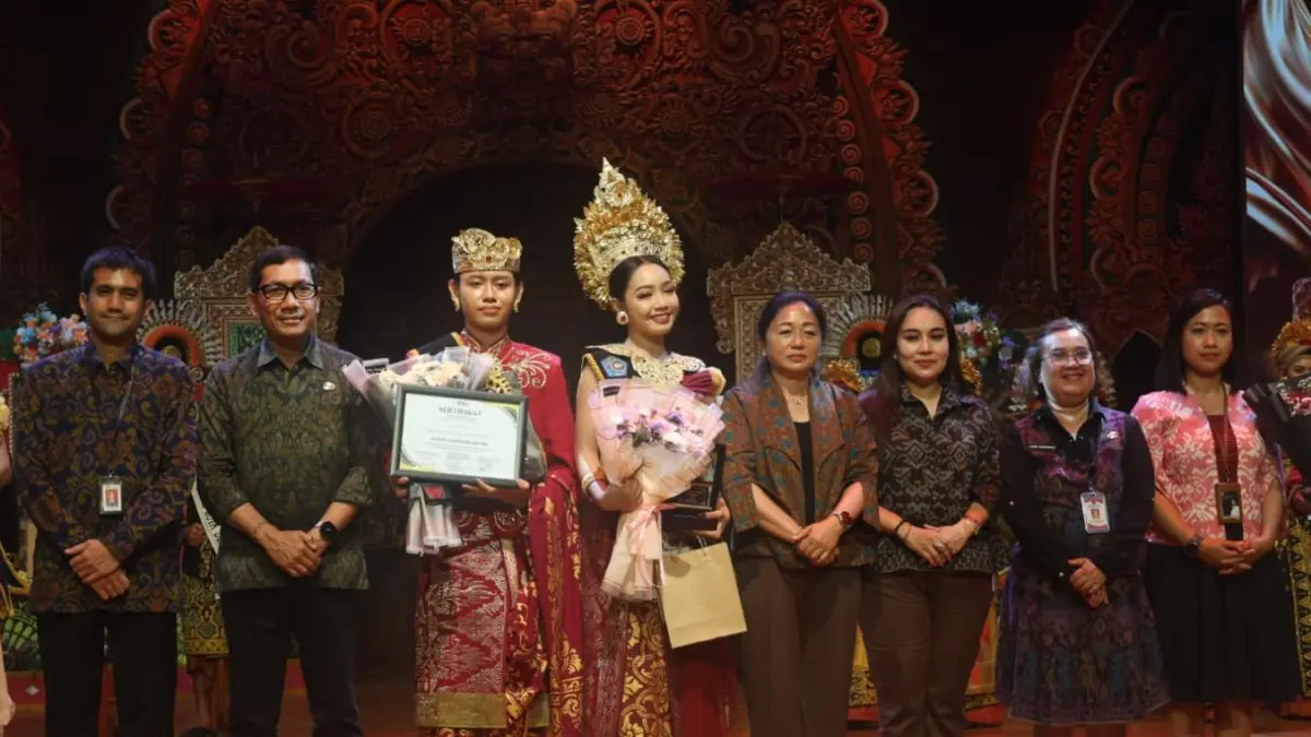 Grand Final Pemilihan Duta Generasi Berencana (GenRe) Kota Denpasar Tahun 2026 digelar di Gedung Dharma Negara Alaya Kota Denpasar pada Selasa (7/4/2026) petang.