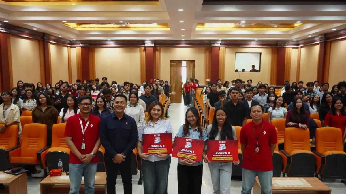 ILMUPEDIA NEXT TALENT: Try Out BUMN dan seminar karier di Aula Gedung BH, Fakultas Ekonomi dan Bisnis Universitas Udayana, Selasa (7/4/2026).