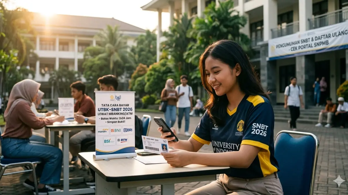 Tata cara Bayar UTBK-SNBT 2026 (GEMINI GOOGLE/radarbali.id)