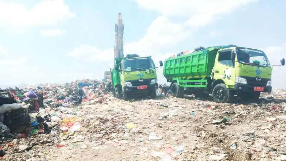 SAMA SEPERTI TPA SUWUNG : TPA Mandung per 1 Mei 2026 hanya sampah residu saja. Bukan sampah organic. (juliadi/radar bali)