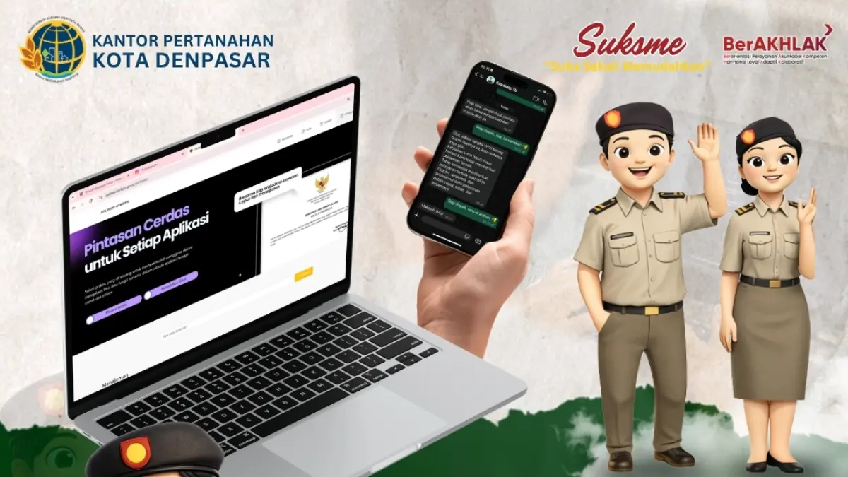 Selama masa WFH, seluruh pegawai Kantah Denpasar tetap menjalankan tugas dengan mengedepankan kedisiplinan, responsivitas, dan profesionalisme.