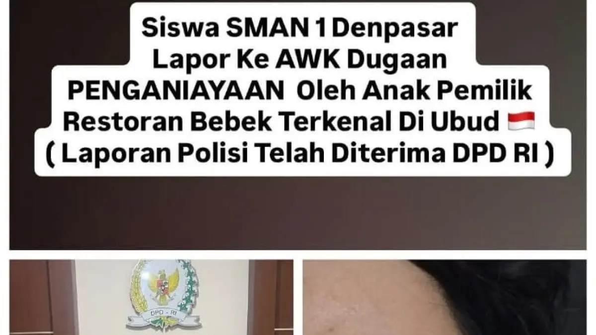 DIKECAM: Keluarga Anak Agung Gde Adi Suputra (Gung Aji) menilai sang Senator AWK telah mencederai prinsip kehati-hatian pejabat publik