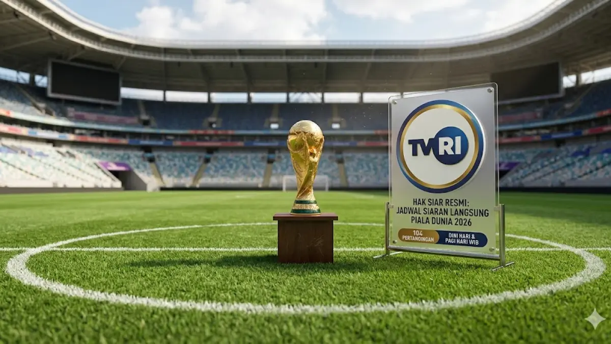 ilustrasi - Jadwal siaran langsung pertandingan Piala Dunia 2026 di TVRI. 