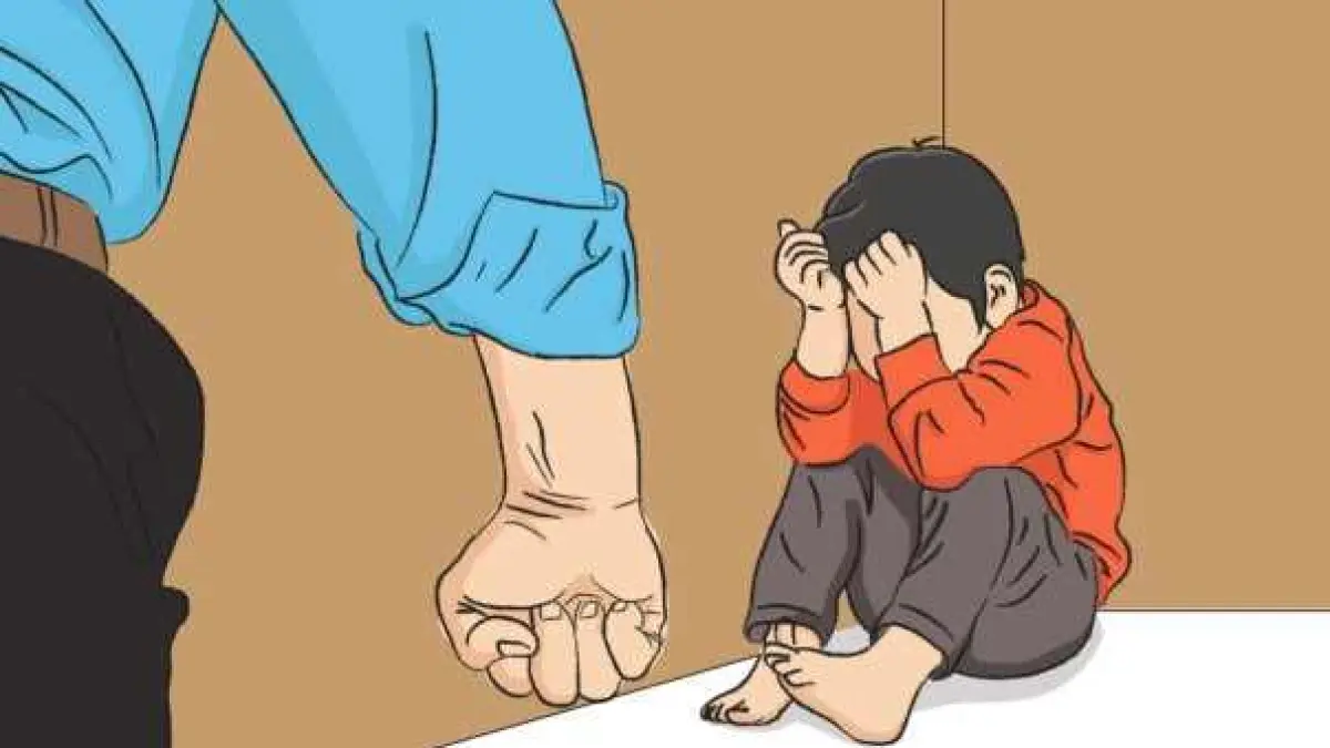 ilustrasi tindak kekerasan terhadap anak. (gambar Jawa Pos.com)