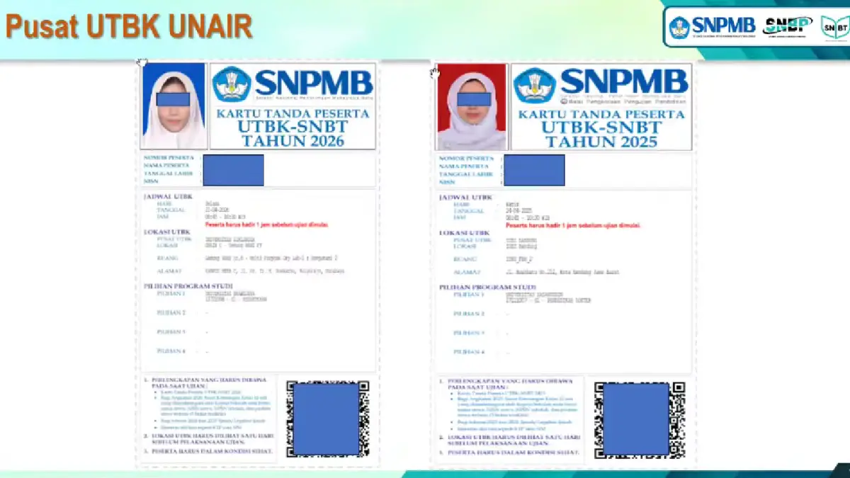 Temuan pemalsuan dokumen peserta UTBK SNBT yang diduga terkait praktik perjokian di Pusat UTBK Universitas Airlangga.  