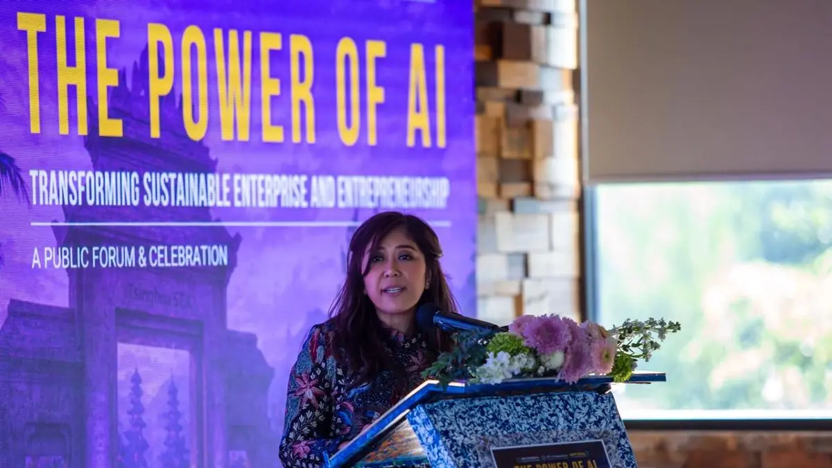 KEKUATAN BARU: Menteri Komunikasi dan Digital, Meutya Hafid, dalam forum Happy Digital X (HDX) Cohort 3.0