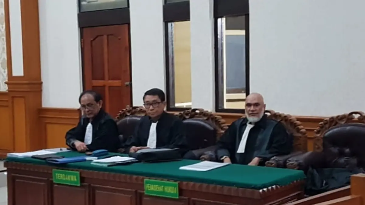 Kuasa Hukum Terdakwa dalam sidang lanjutan perkara dugaan Tindak Pidana Perdagangan Orang (TPPO) di PN Denpasar, Selasa, 21 April 2026.&nbsp;