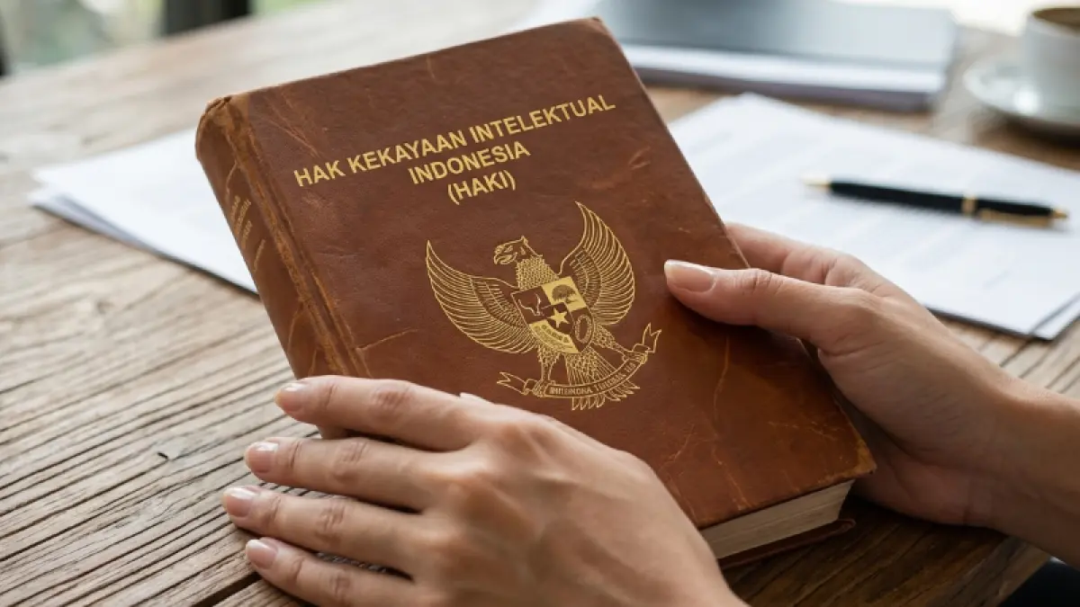 ilustrasi Hak Kekayaan Intelektual (HAKI) -(gambar digital gemini-radar bali)