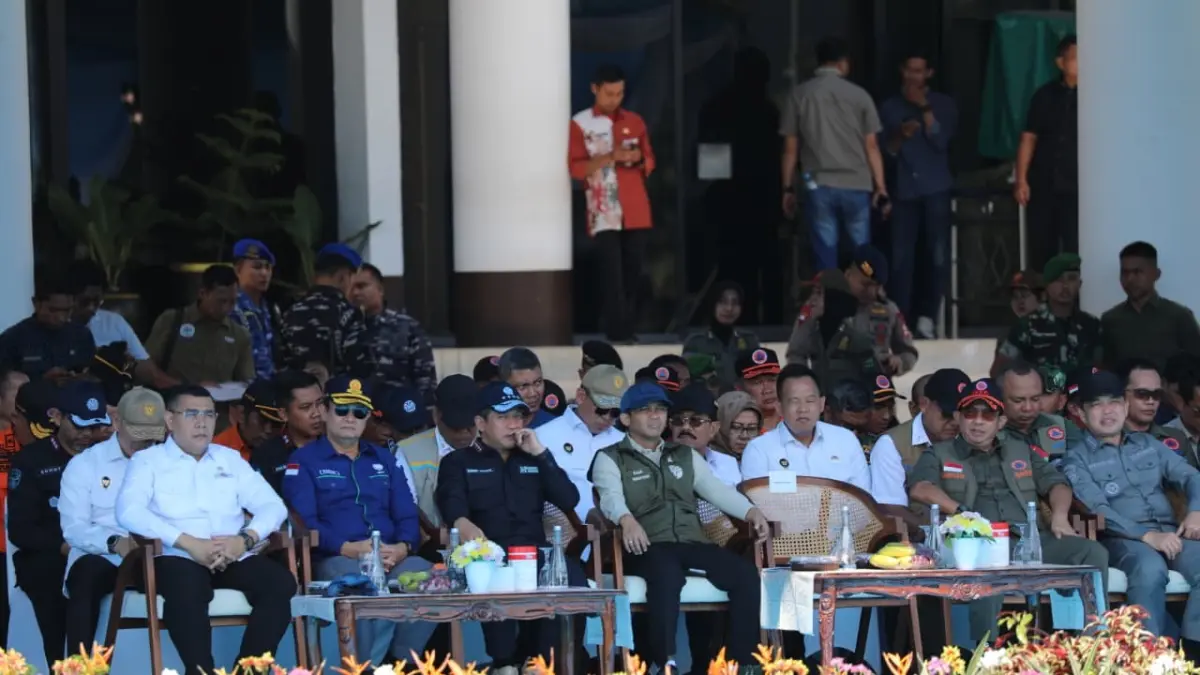 Wamen ATR/Waka BPN Ossy Dermawan, dalam Apel Kesiapsiagaan Penanggulangan Karhutla Tahun 2026 di Kalimantan Barat, Kamis (16/04/2026).