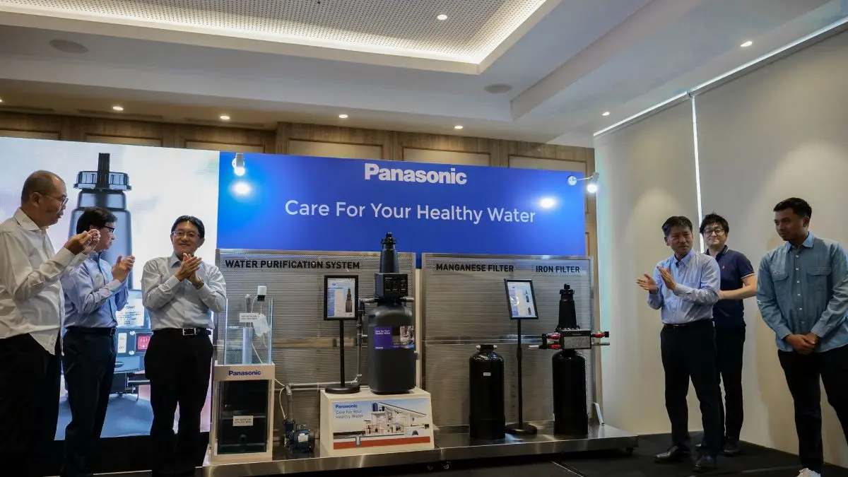 PEDULI AIR: Panasonic Gobel Indonesia menyelenggarakan acara peluncuran produk terbaru Water Purification Solution (WPS) 