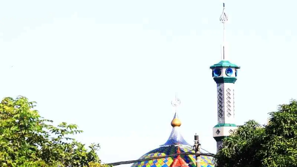 Ilustrasi Masjid Nurut Taqwa di komplek Perumahan Dinas TNI AD Yangbatu, jalan Letda Made Reta, Denpasar.(Miftahuddin/Radar Bali)