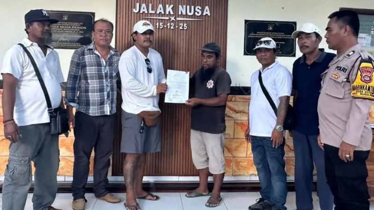 DIDAMAIKAN: Polsek Nusa Penida memfasilitasi mediasi peristiwa penganiayaan yang melibatkan sejumlah anak di bawah umur. (Foto: Humas Polsek Nusa Penida)