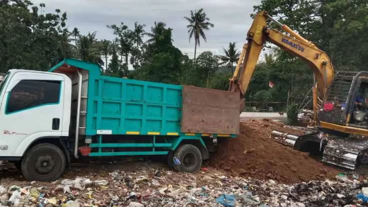HANYA UNTUK SAMPAH RESIDU : TPA Mandung Tabanan. (juliadi/radar bali)
