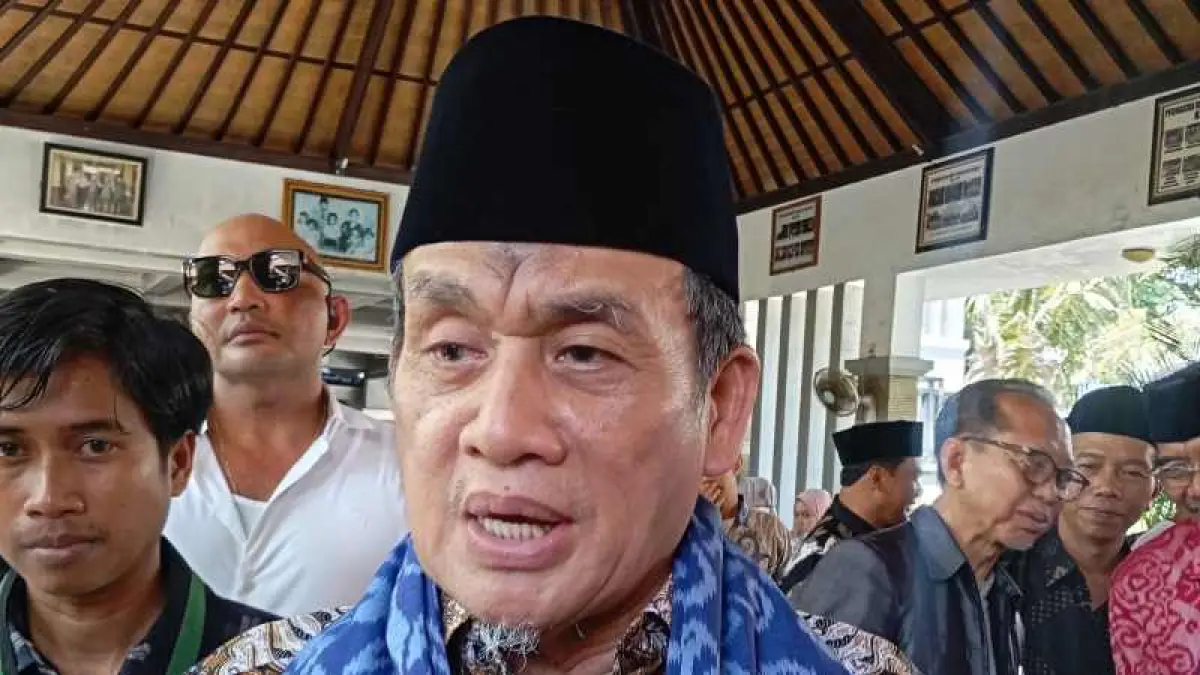 INGATKAN PENTINGNYA KERUKUNAN : – Wakil Menteri Agama (Wamenag) RI, Romo H.R. Muhammad Syafi’i. (francelino junior)