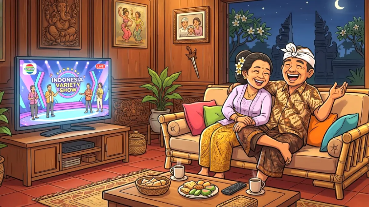 Ilustrasi sinyal siaran televisi jelek. (gambar digital gemini/radar bali)