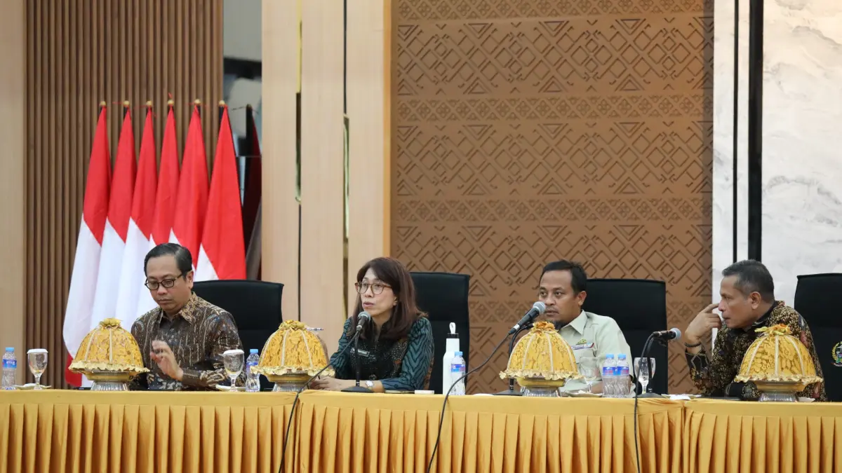 Rakor Optimalisasi Kerja Sama dengan Pemerintah Provinsi Sulawesi Selatan, di Kantor Gubernur Sulawesi Selatan, Kota Makassar, Rabu (29/04/2026).