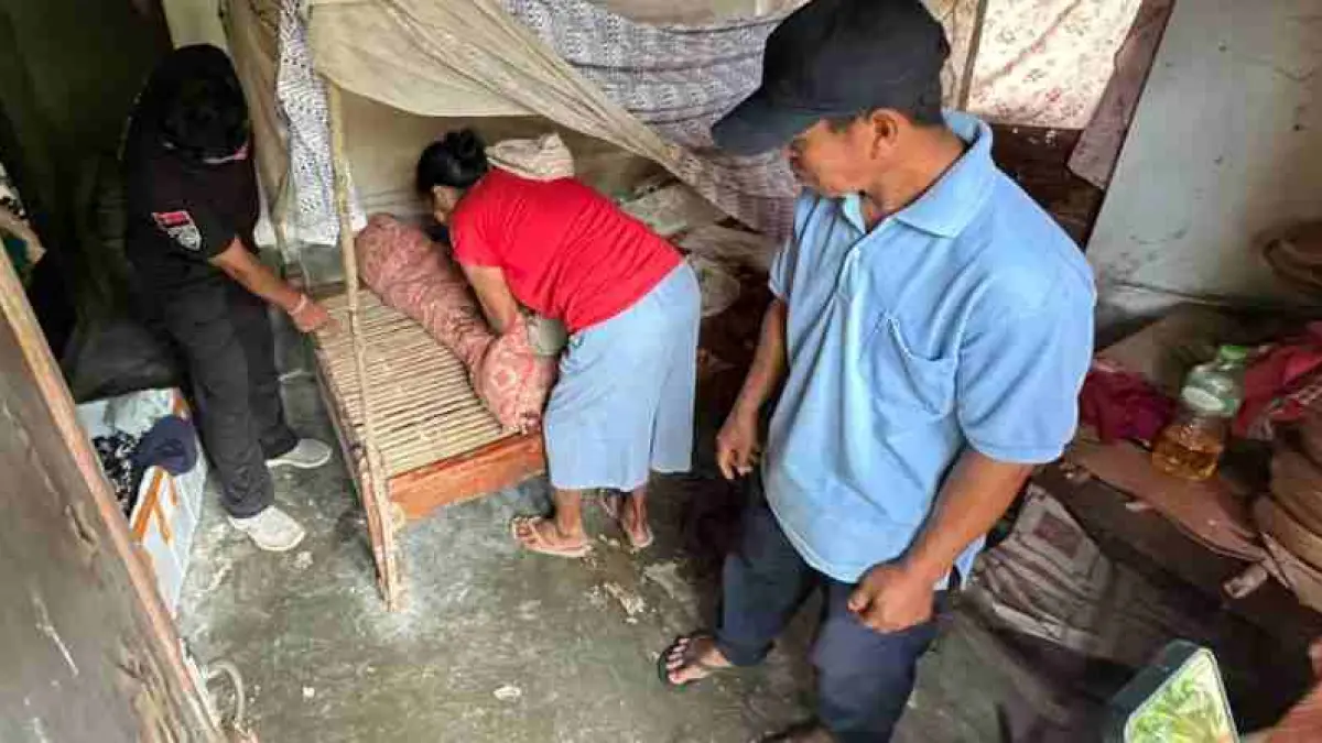 AMBLAS : Perhiasan emas milik Ni Wayan Suarti, asal Desa Ped, Kecamatan Nusa Penida yang disimpan di bawah kasur raib. (Foto: Humas Polres Klungkung)