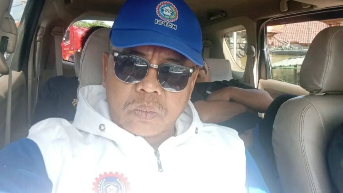 NASIB BURUH TAK BANYAK BERUBAH : Ketua KSPSI Jembrana Sukirman, akui ogah ikut acara kolaboratif. (ist)