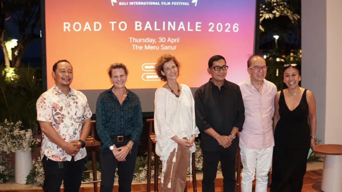 Road to Balinale 2026 yang digelar pada Kamis, 30 April 2026 di Bali Beach Garden Terrace, The Meru Sanur.