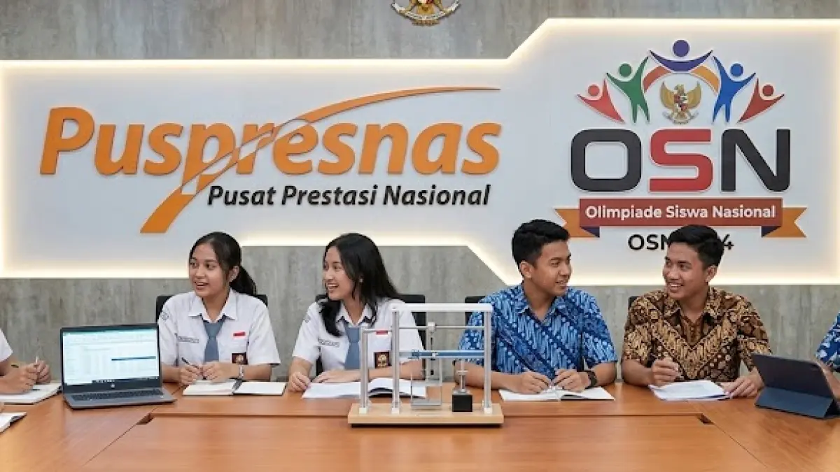 ilustrasi persiapan OSN tingkat SMA yang diselenggarakan Puspresnas. 