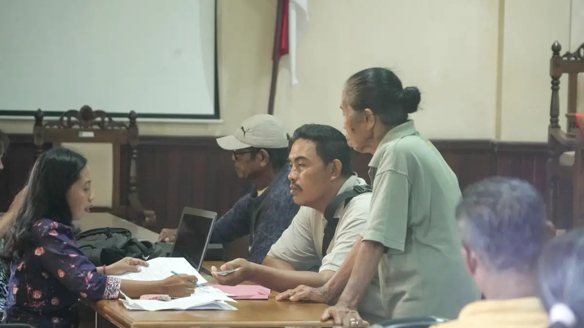 Kegiatan aktivasi IKD sekaligus sosialisasi piloting digitalisasi bantuan sosial bagi agen pendamping yang dilaksanakan serentak di enam kecamatan di Badung, Selasa (5/5/2026).