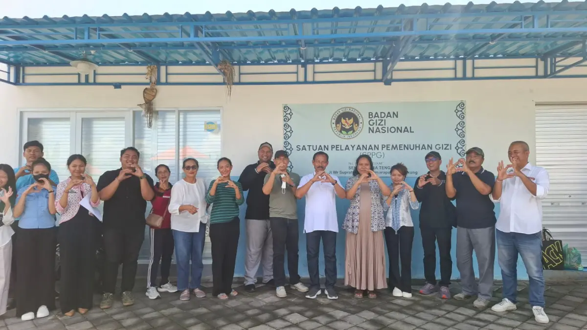 Komisi III DPRD Klungkung saat observasi lapangan ke SPPG di Kabupaten Klungkung, Jumat (8/5).&nbsp;