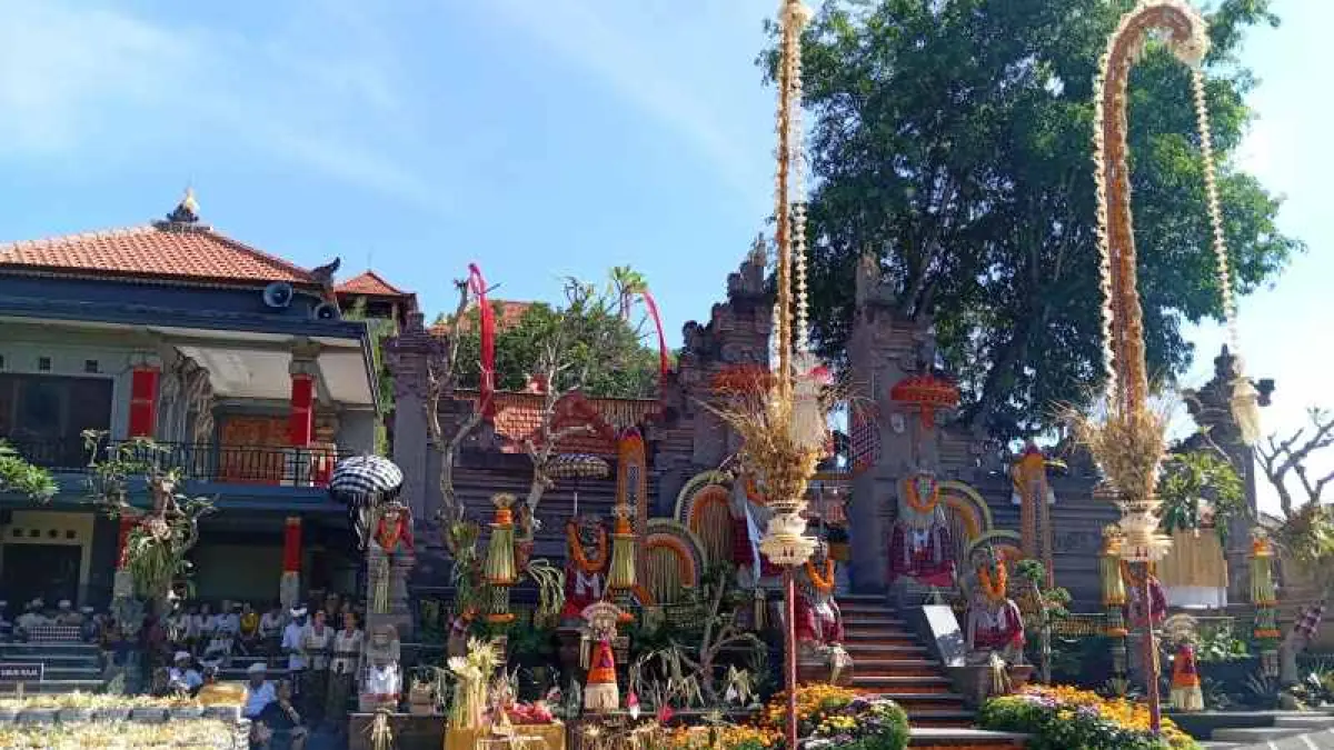 ilustrasi Pura Jagatnatha, Denpasar. (dok,Radar Bali)