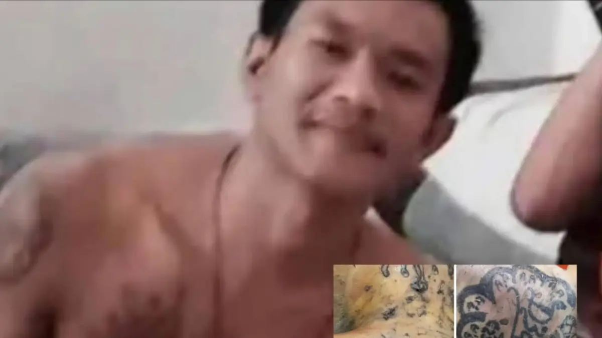 KORBAN PEMBUNUHAN?: Sosok Dean, pria yang diduga korban tewas terkubur di areal persawahan Desa Darmasaba, Abiansemal, Badung, mulai teridentifikasi melalui ciri tato di tubuhnya. (IST/radarbali.id)