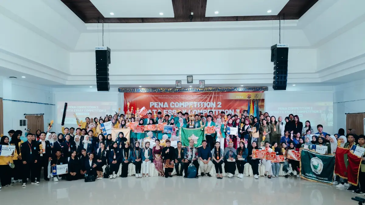 Dokumentasi setelah pembagian hadiah.