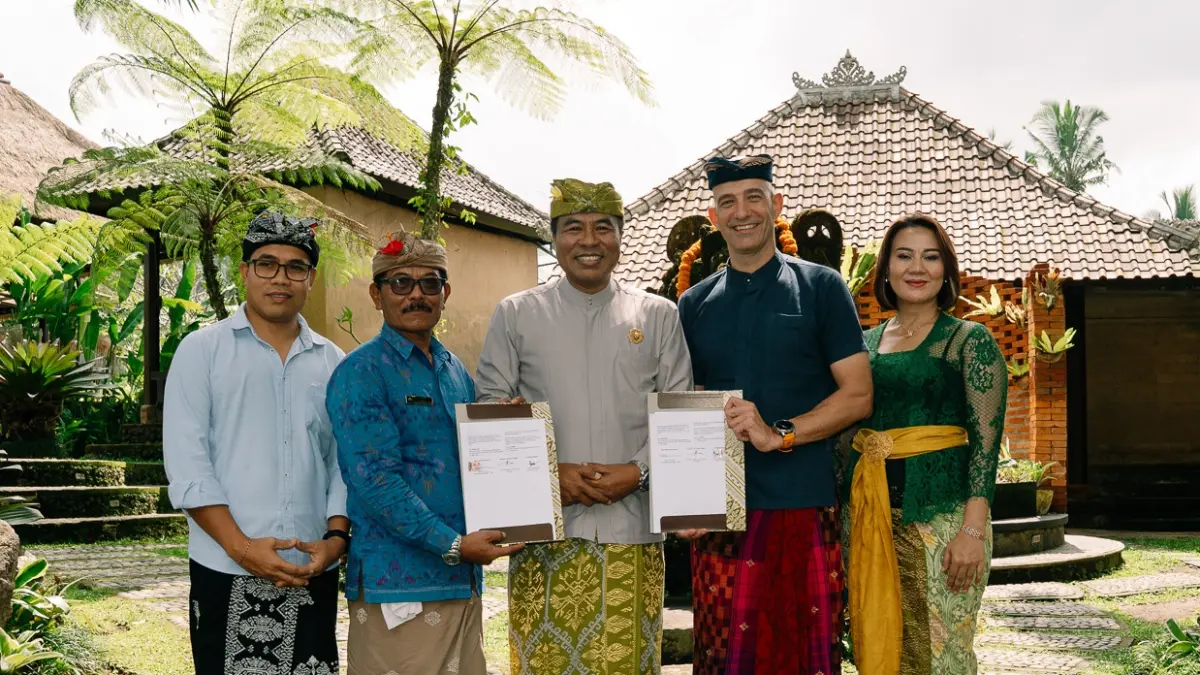 MOU: Marriott Business Council Bali, Kamis (21/5/2026), melakukan kolaborasi strategis dengan Desa Wisata Undisan - Bangli.