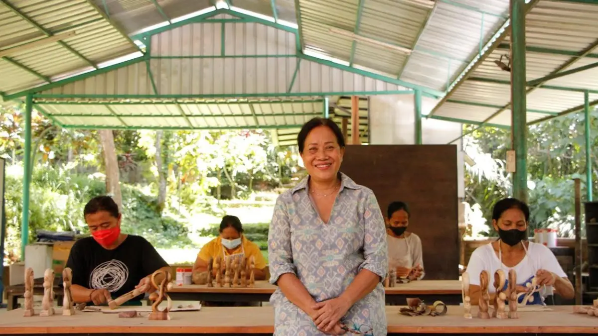 TERDAMPAK KURS: Ketua Dewan Pimpinan Daerah (DPD) Himpunan Industri Mebel dan Kerajinan Indonesia (HIMKI) Bali, Hani Duarsa. (Sumber untuk radarbali.id)