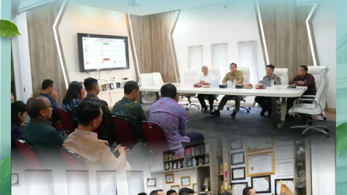 Kantah Kota Denpasar menerima kunjungan kerja Direktorat Pengendalian Hak Tanah, Alih Fungsi Lahan, Kepulauan dan Wilayah Tertentu Dirjen Pengendalian dan Penertiban Tanah dan Ruang Kementerian ATR/BPN didampingi jajaran Kanwil BPN Provinsi Bali (5/5/2026).