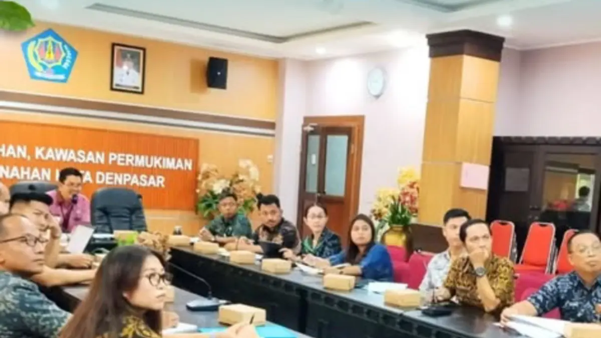 Kantor Pertanahan Kota Denpasar menghadiri Rapat Pembahasan terkait Laporan Dugaan Pembangunan Tanpa Izin dan Penyalahgunaan Lahan di wilayah Kecamatan Denpasar Timur (5/5/2026).
