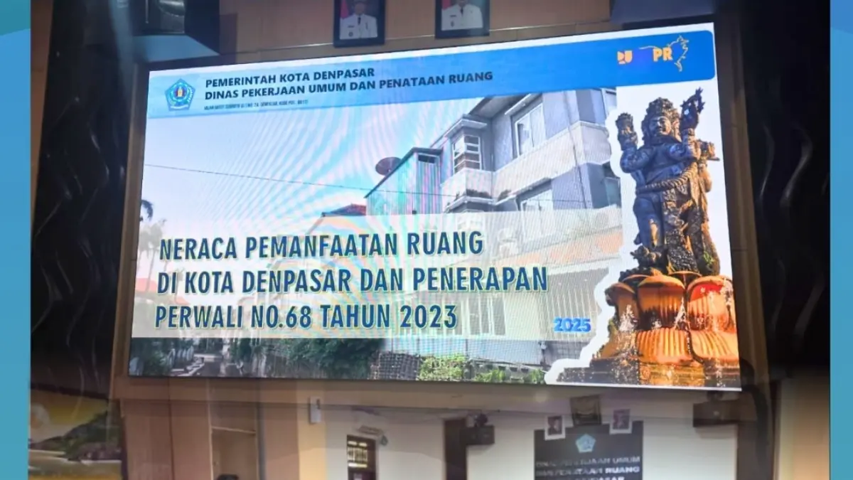 Rapat pembahasan pelanggaran pemanfaatan ruang pada kawasan Tanaman Pangan (P-1) dan Hortikultura (P-2) di Jalan Hayam Wuruk dan Jalan Hang Tuah, Denpasar.