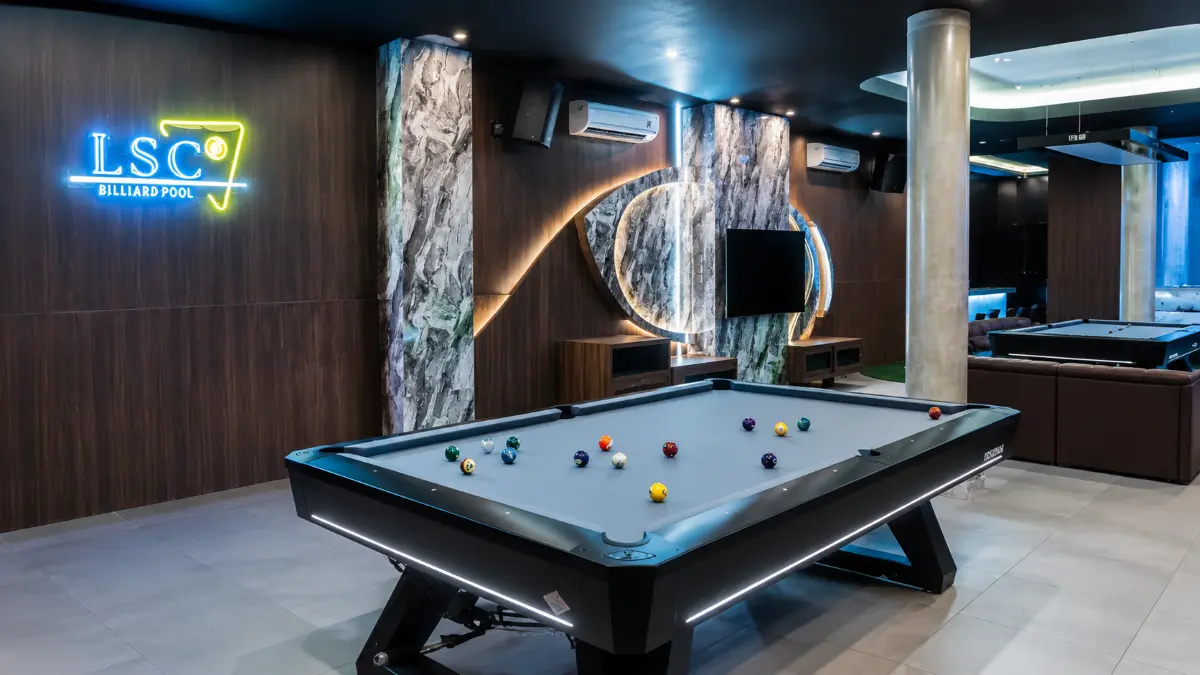 BUAH KOLABORASI: Billiard premium hasil kolaborasi dengan LSC Billiard Ini semakin berkembang. (ist/radarbali.id