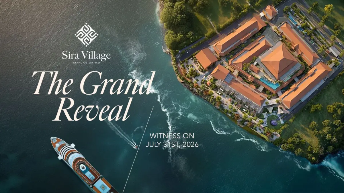 IKON BARU: Layout Sira Village tampak dari foto udara di kawasan BTID Bali. (BTID untuk radarbali.id)