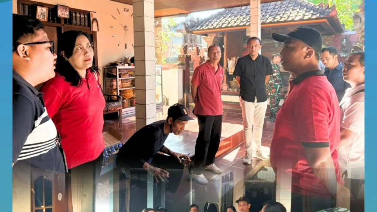 Kegiatan cek lokasi tanah untuk keperluan konversi tanah yang berlokasi di wilayah Kelurahan Kesiman.