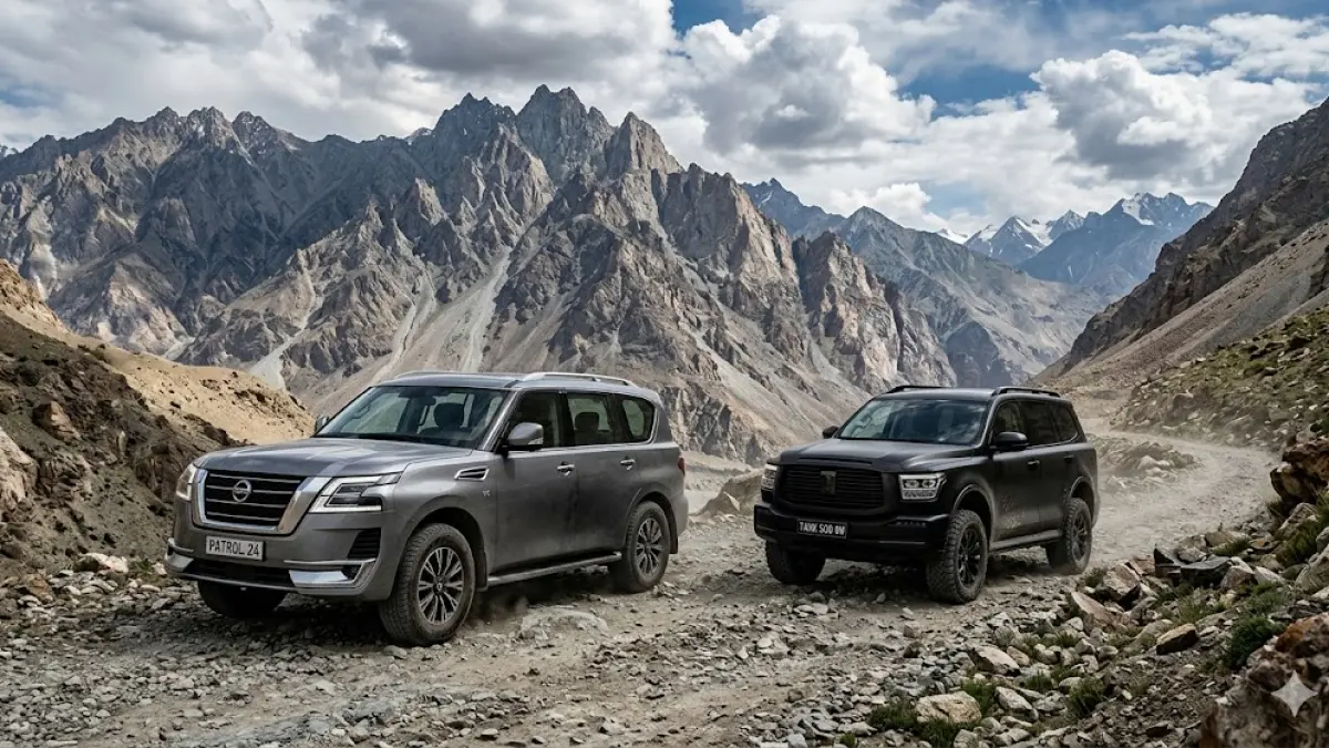 New Nissan Patrol dan GWM Tank 500 Black Warrior.