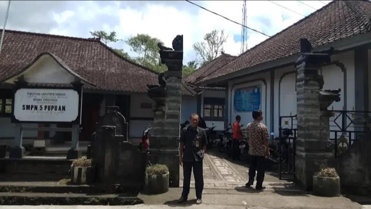 BAKAL SEPI : SMPN 5 Pupuan yang berlokasi di Desa Munduk Temu, Kecamatan Pupuan Tabanan.&nbsp;(ist)