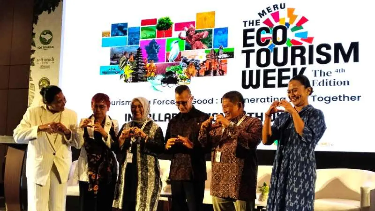 PARIWISATA BERKELANJUTAN : Pekan Ekowisata Meru ke-4 yang berlangsung di Bali Beach Convention Center, Sanur. (ist)