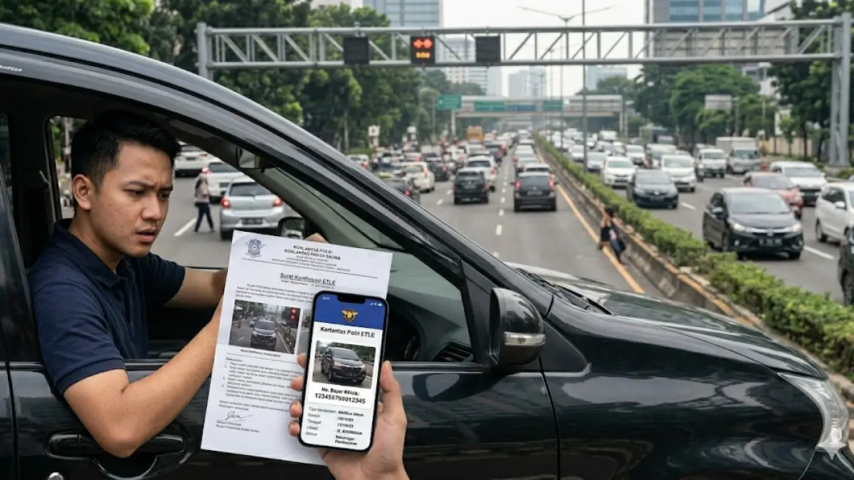 ilustrasi - Cara membayar tilang ETLE agar STNK tidak diblokir Samsat.