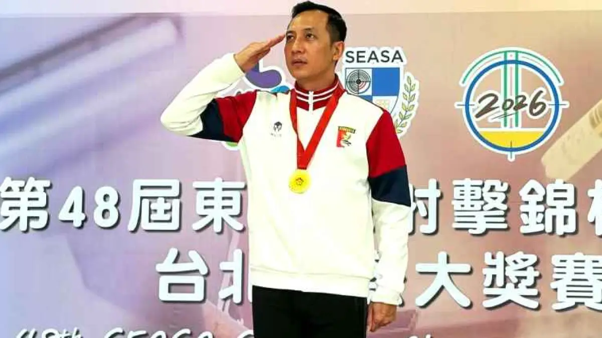 JUARA DI AJANG 48th SEASA SHOOTING CHAMPIONSHIP: Letda Inf Dewa Putu Yadi Suteja, Danton II Kidemlat Rindam IX/Udayana. (ist)