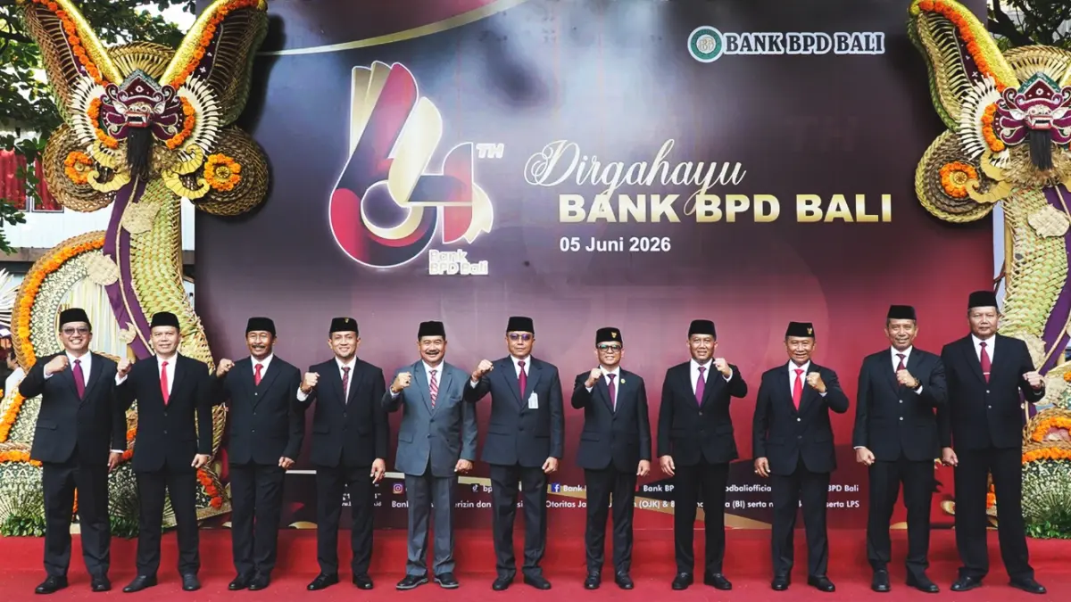 PT Bank Pembangunan Daerah (BPD) Bali menginjak usia ke- 64 tahun pada 5 Juni 2026.&nbsp;