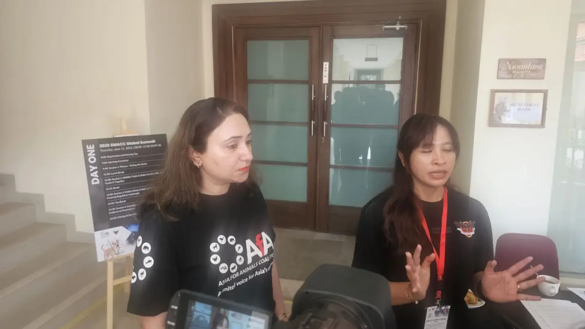 ANTI SADISME: Forum strategis internasional ini diinisiasi oleh Asia for Animals (AfA) Coalition bersama Yayasan Animalia Sintesia Indonesia (SAI) sebagai co-collaborator di Denpasar, Kamis (11/6/2026). (NI KADEK NOVI FEBRIANI/radarbali.id)