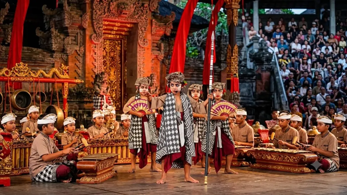 ilustrasi - Gong kebyar anak-anak 